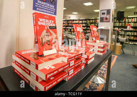 Utrecht, Paesi Bassi. 07Th Giugno, 2019. UTRECHT, 07-06-2019, Boekhandel Broese, Presentazione del libro di Wesley Sneijder, Credito: Pro scatti/Alamy Live News Foto Stock