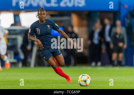 Parigi, Francia. Il 7 giugno, 2019. Kadidiatou Diani (Francia) durante il FIFA Coppa del Mondo Donne Francia 2019 Gruppo un match tra Francia 4-0 Corea del Sud al Parc des Princes di Parigi, Francia, giugno 7, 2019. Foto Stock