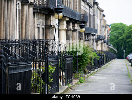 Regent Terrace, Edimburgo. Foto Stock