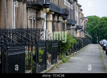 Regent Terrace, Edimburgo. Foto Stock