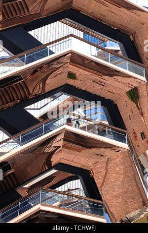 La nave in Hudson cantieri nel West Side di Manhattan. New York City.New York.USA Foto Stock