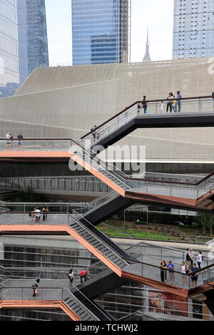 La nave in Hudson cantieri nel West Side di Manhattan. New York City.New York.USA Foto Stock