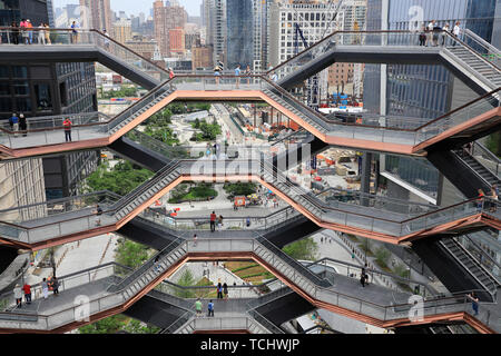 La nave in Hudson cantieri nel West Side di Manhattan. New York City.New York.USA Foto Stock