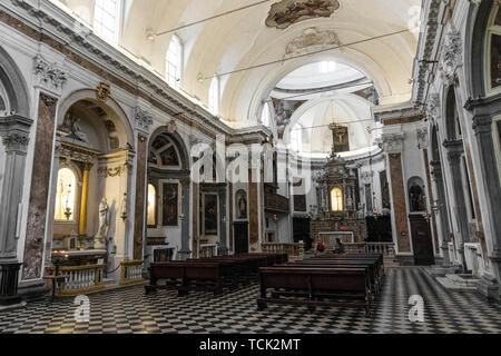 Bergamo, Italia. La Chiesa di San Pancrazio (St Pancras chiesa), una chiesa barocca in Città Alta (città alta) Foto Stock