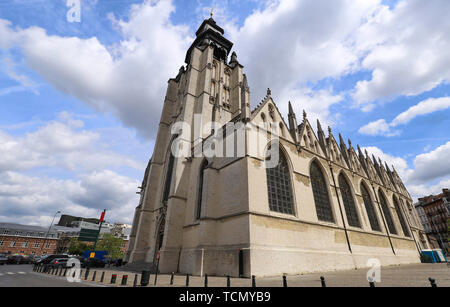 Chiesa di Nostra Signora della Cappella in una chiesa cattolica romana del secolo XIII, Bruxelles . Foto Stock