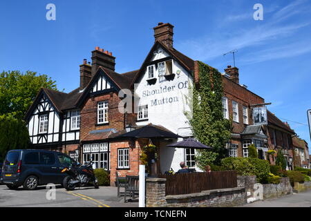 La spalla di montone, Wendover Town Center, Buckinghamshire, UK Foto Stock