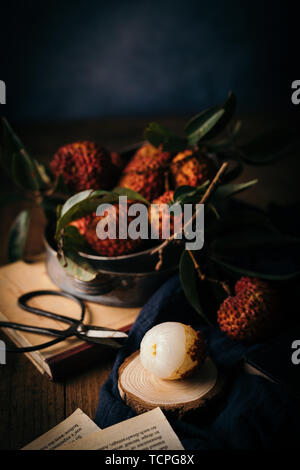 Frutta di alta qualità Qingti litchi Foto Stock