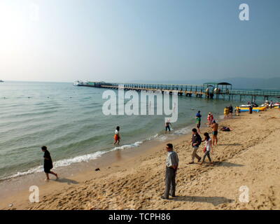 Scenario di Sanya Hainan in Foto Stock