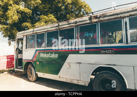 Street umanistiche in Myanmar Foto Stock