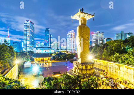 Fotografia ture in Seoul al crepuscolo Foto Stock