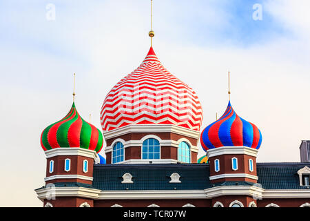 Hotel Sofia, etnico russo Township, Shiwei, Mongolia interna Foto Stock