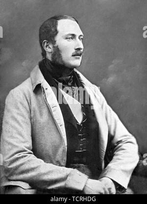 Il principe Alberto di Saxe-Coburg e Gotha (Francis Albert Augusto Carlo Emanuele, 1819 - 1861) era il marito della Regina Victoria Foto Stock