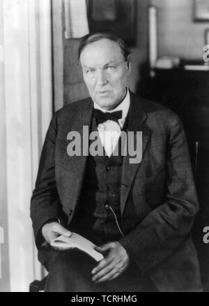 Clarence Seward Darrow (1857 - 1938), avvocato americano che divenne famoso nei primi anni del XX secolo per il suo coinvolgimento con il Leopold e Loeb omicidio trial Foto Stock