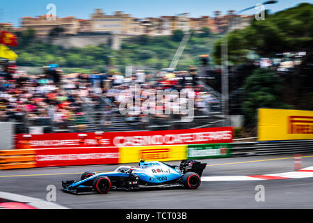 Monte Carlo/Monaco - 23/05/2019 - #88 Robert Kubica (POL, Williams FW42) durante la FP2 in vista del 2019 Grand Prix di Monaco Foto Stock