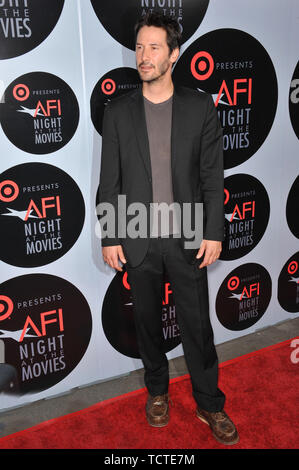 LOS ANGELES, CA. Ottobre 01, 2008: Keanu Reeves a AFI della notte a film evento presso il Teatro Arclight, Hollywood. Egli ha presentato il suo film "matrice". © 2008 Paul Smith / Featureflash Foto Stock