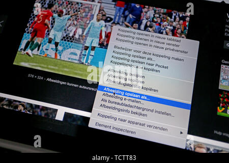 Eindhoven, Paesi Bassi. Decimo Giugno, 2019. EINDHOVEN, 10-06-2019, immagine illustrativa di hacker download di file. Credito: Pro scatti/Alamy Live News Foto Stock