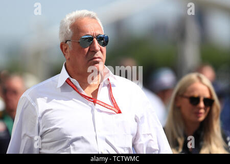 Il 9 giugno 2019, il circuito Gilles Villeneuve di Montreal, Quebec, Canada; Formula 1 Gran Premio del Canada, il giorno della gara; Lawrence passeggiata Foto Stock