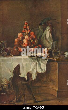 "Nature Morte par Chardin', 1728, (1939). Creatore: Jean-Simeon Chardin. Foto Stock