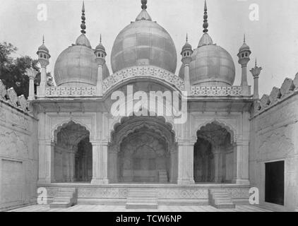 'Ddi Delhi. I moti Musjid o moschea Pearl', C1910. Creatore: sconosciuto. Foto Stock