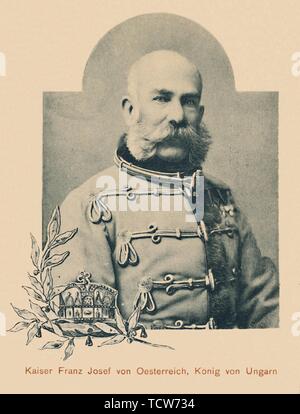 'Kaiser Franz Josef von Oesterreich, Konig Von Ungarn', C1910. Creatore: sconosciuto. Foto Stock