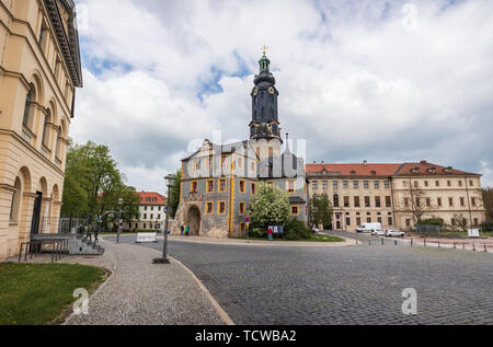 WEIMAR, Germania - circa aprile, 2019: Bastille di Weimar in Turingia, Germania Foto Stock