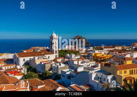 A Garachico, Puerto de la Cruz, Tenerife, Isole Canarie, Spagna, Oceano Atlantico, Europa Foto Stock