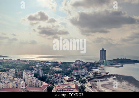 Shandong Qingdao città balneare scenario Foto Stock