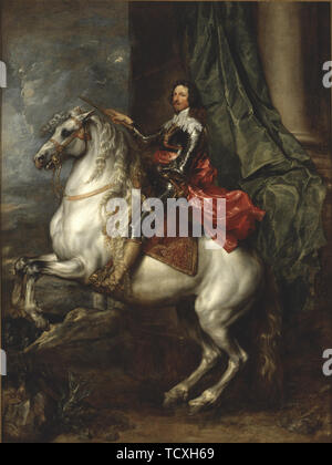 Ritratto di Tommaso Francesco di Savoia, il principe di Carignano (1596-1656), 1634-1635. Creatore: Dyck Sir Anthony van (1599-1641). Foto Stock