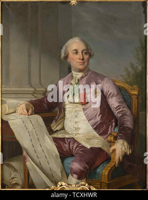 Charles Claude Flahaut de La Billarderie, Comte d'Angiviller (1730-1809) , 1779. Creatore: Duplessis, Joseph-Siffred (1725-1802). Foto Stock