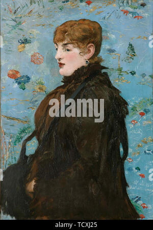 L'autunno. Ritratto di Méry Laurent, 1882. Creatore: Manet, Édouard (1832-1883). Foto Stock