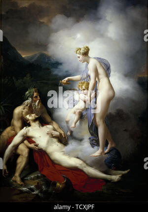 Venere versando un balsamo sulla ferita di Enea, c. 1805-1810. Creatore: Blondel, Merry-Joseph (1781-1853). Foto Stock