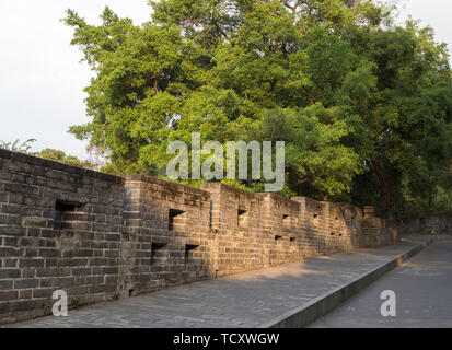 La città di Ming parete del Parco Yuexiu in Guangzhou Foto Stock