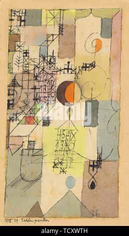 Il padiglione dei numeri, 1918. Creatore : Klee, Paolo (1879-1940). Foto Stock