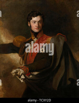 Ritratto del Conte Alexander Ivanovich Chernyshov (1786-1857), 1818. Creatore: Lawrence, Sir Thomas (1769-1830). Foto Stock