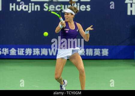 Johanna Konta, un famoso British di tennis femminile player. Foto Stock