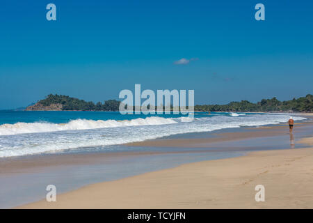 Ngapali spiaggia vicino Thandwe in stato di Rakhine in Myanmar (Birmania) Foto Stock