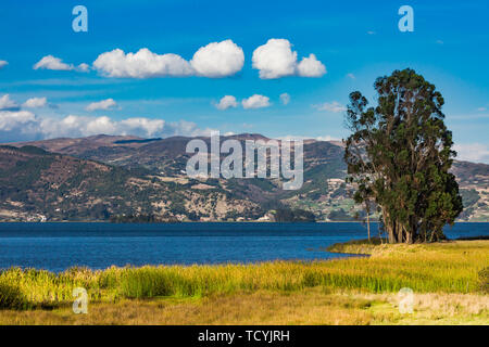 Laguna de Tota Lago Boyaca in Colombia Sud America Foto Stock