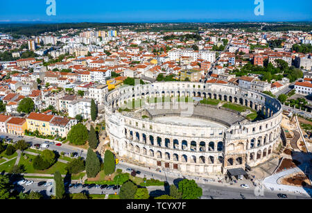 L'Arena di Pola in Croazia Foto Stock