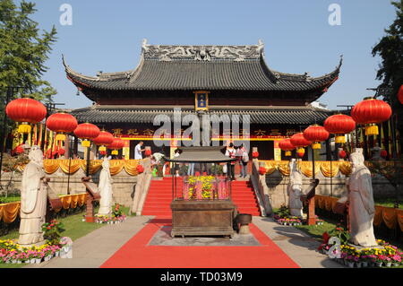 Nanjing Fudzu Tempio Scenic Area Foto Stock