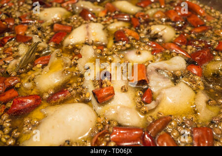 Pesce bollito. Foto Stock