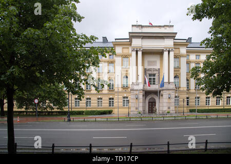 Cancelleria del Primo ministro della Polonia (Kancelaria Prezesa Rady Ministrow) a Varsavia in Polonia. 16 maggio 2019 © Wojciech Strozyk / Stock Alamy Phot Foto Stock