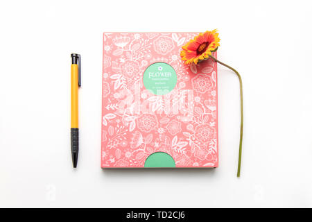 Notebook squisita Foto Stock