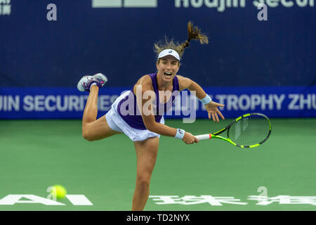 Johanna Konta, un famoso British di tennis femminile player. Foto Stock