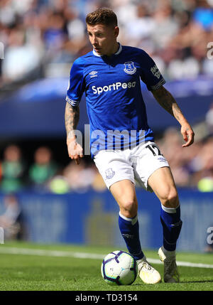 Lucas Digne di Everton - Tottenham Hotspur v Everton, Premier League Tottenham Hotspur Stadium, London - 12 Maggio 2019 solo uso editoriale - DataCo restrizioni si applicano Foto Stock