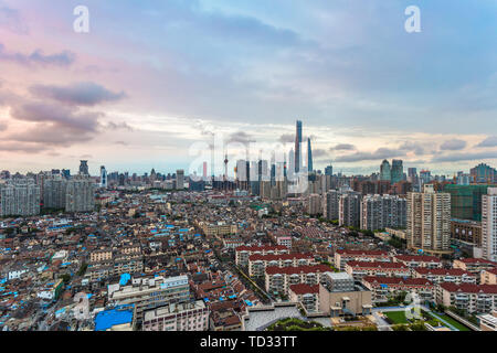 Shanghai City scenario Foto Stock
