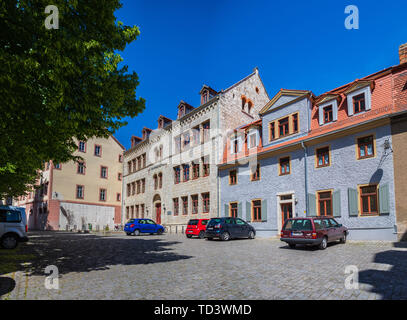 WEIMAR, Germania - circa luglio, 2019: Townscape di Weimar in Turingia, Germania Foto Stock