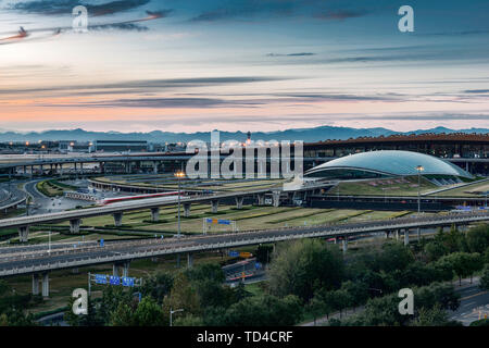 Beijing Metro linea Aeroporto, capitale Airport Terminal 3 Foto Stock