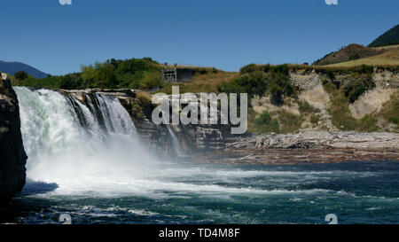 Maruia cascate Murchison vicino, una nuova zelanda landmark. Foto Stock