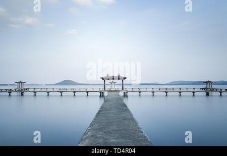 East Lake Turismo Scenic Area a Wuhan Foto Stock