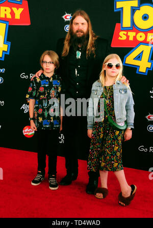 Hollywood, California, STATI UNITI D'AMERICA 11 giugno 2019 cantante Chris Stapleton assiste la Premiere mondiale di Disney e Pixar "Toy Story 4' su Giugno 11, 2019 a El Capitan theater a Hollywood, California, Stati Uniti d'America. Foto di Barry re/Alamy Live News Foto Stock